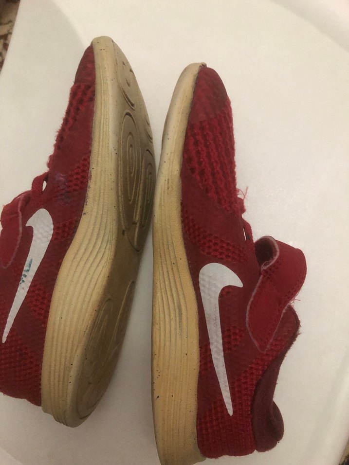 Kırmızı Erkek Çocuk Spor Ayakkabı Velcro - Görsel 2