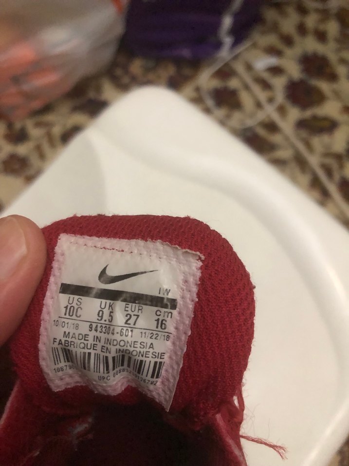 Kırmızı Erkek Çocuk Spor Ayakkabı Velcro - Görsel 3