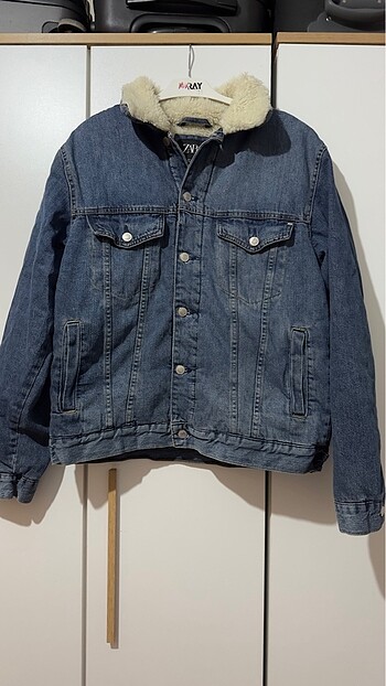 zara erkek yünlü kot ceket