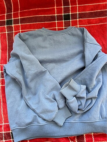 xs Beden Mavi sweatshirt