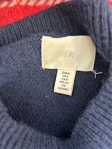 H&M Hm lacivert kazak