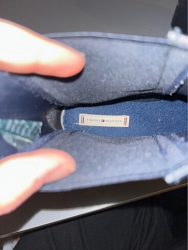 36 Beden Tommy hilfiger kadın lacivert bot