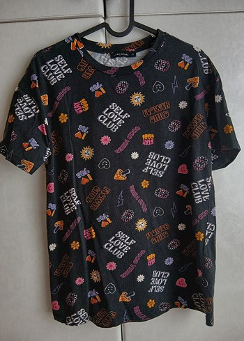 antrasit baskılı tshirt