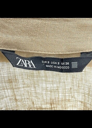 Zara Bej zara keten gömlek