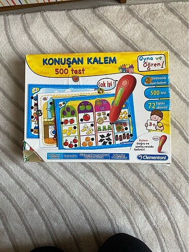 Çocuklar için eğitici konuşan kalem seti
