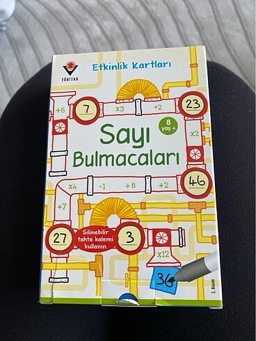 Sayı bulmacalar etkinlik kartları