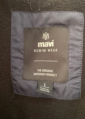 Düğmeli Erkek Mavi Mont - Görsel 5