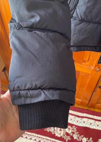 Düğmeli Erkek Mavi Mont - Görsel 7