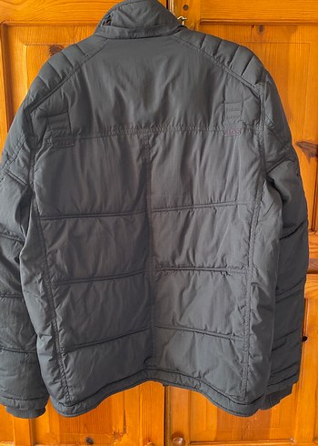 Düğmeli Erkek Mavi Mont - Görsel 8