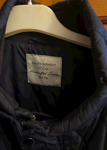 Düğmeli Lacivert Kapitone Erkek Yelek - Görsel 3