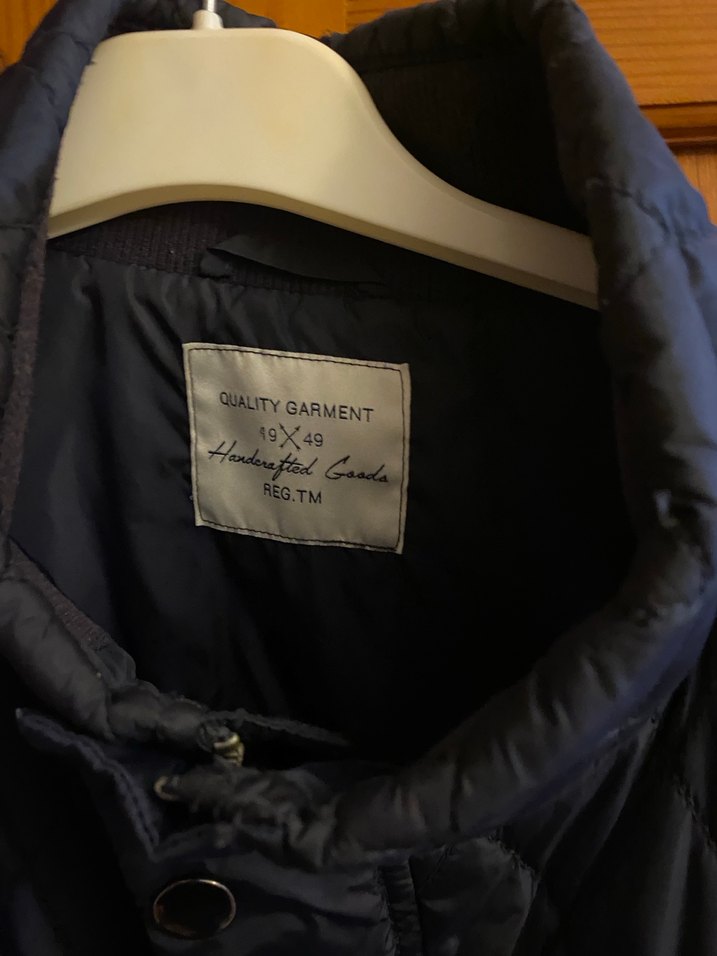 Düğmeli Lacivert Kapitone Erkek Yelek - Görsel 3