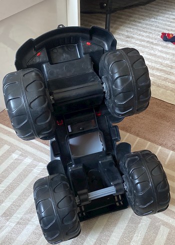 Gri ve Kırmızı Plastik Oyuncak Kamyon - Görsel 6