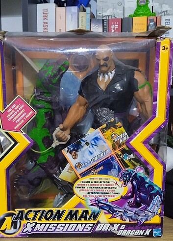 Beden Actionman Dr. X ve DragonX