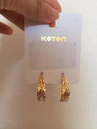 Koton Koton altın küpe