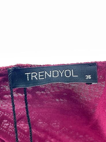 36 Beden bordo Renk Trendyol & Milla Kısa Elbise %70 İndirimli.