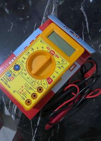 GE/Sİ Dijital Multimetre DT 830D - Görsel 4