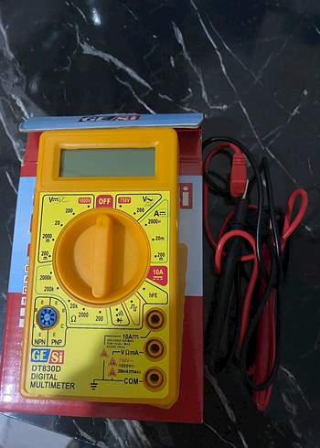 GE/Sİ Dijital Multimetre DT 830D - Görsel 3