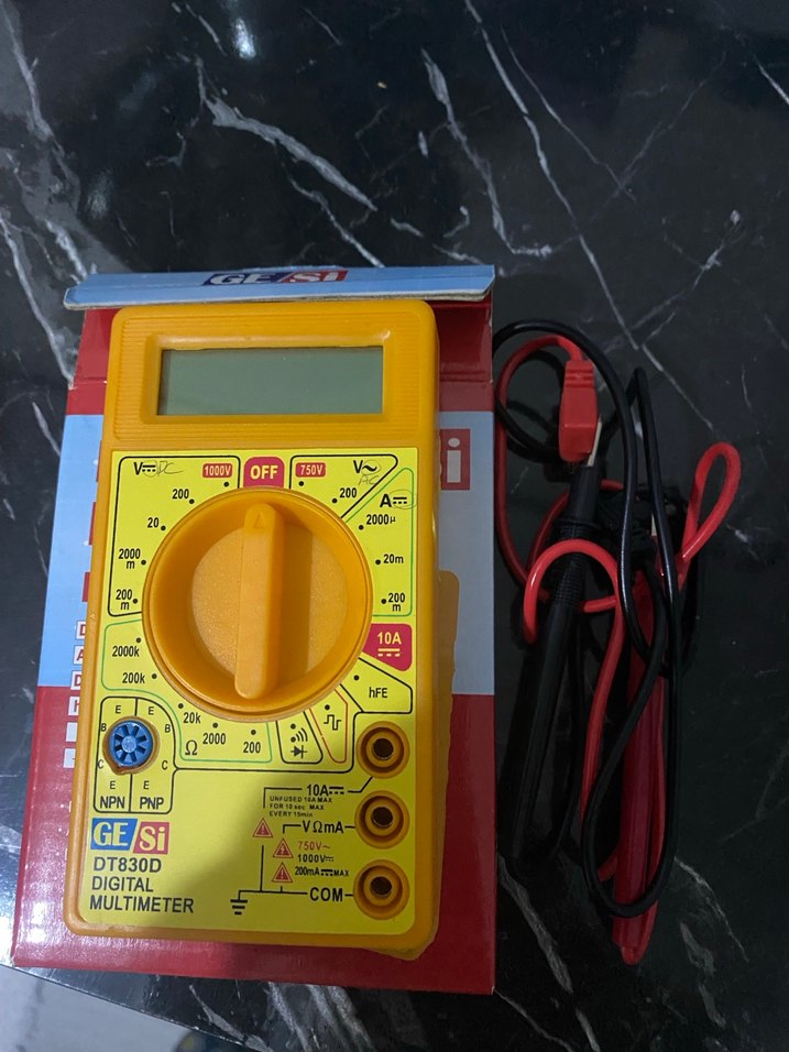 GE/Sİ Dijital Multimetre DT 830D - Görsel 3