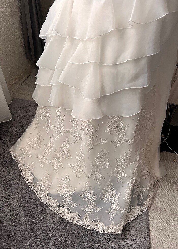 Kadın düz gelinlik - Görsel 3