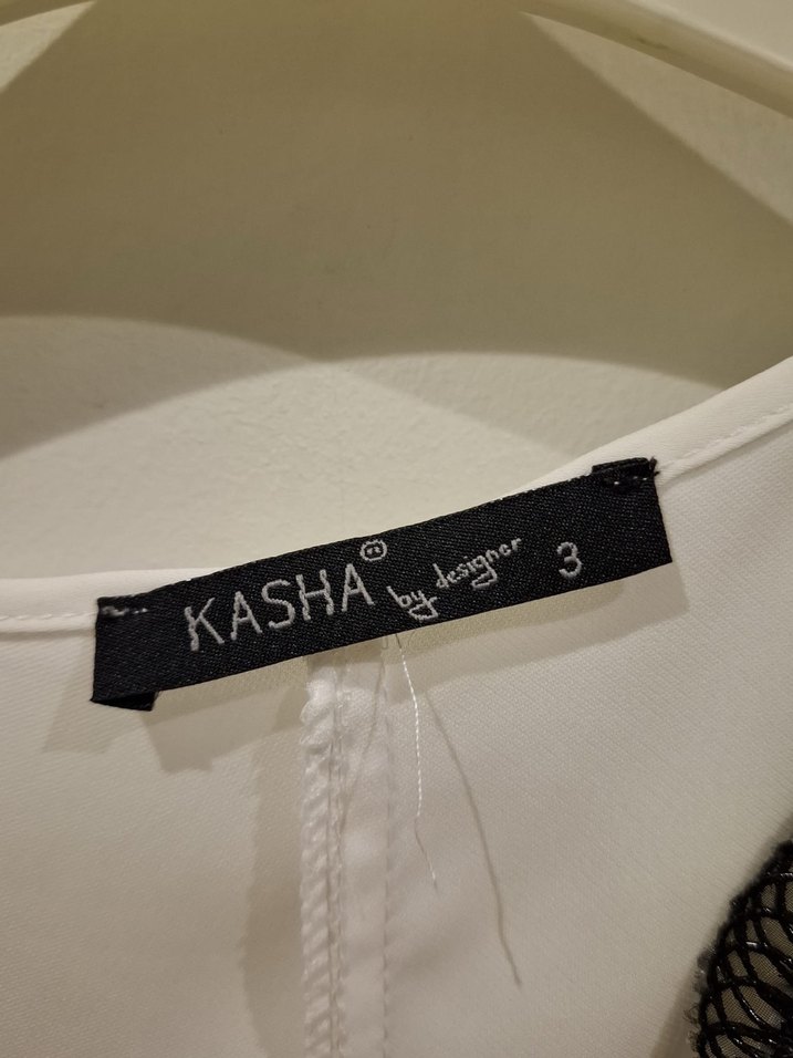 Beyaz Askısız Salaş gömlek - Görsel 2