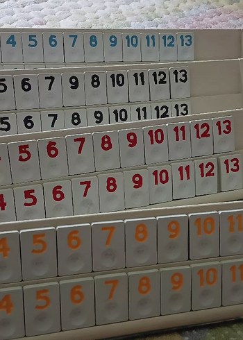 Renkli Sayı Tahtaları Oyun Seti