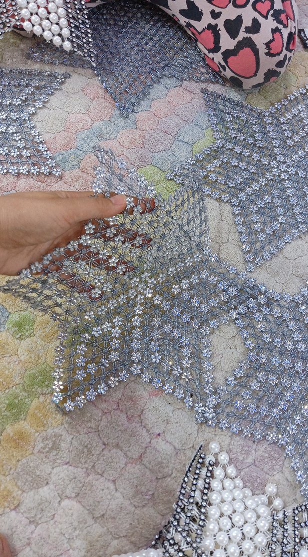 Bohem Yıldız Desenli El Yapımı Dekoratif Halı - Görsel 3