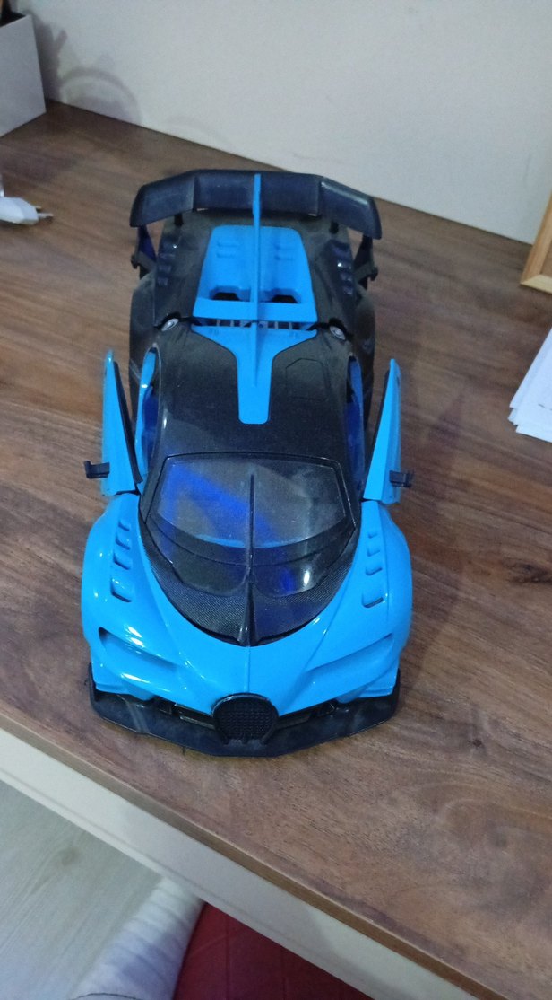 Koyu Mavi Oyuncak Araba - Görsel 2