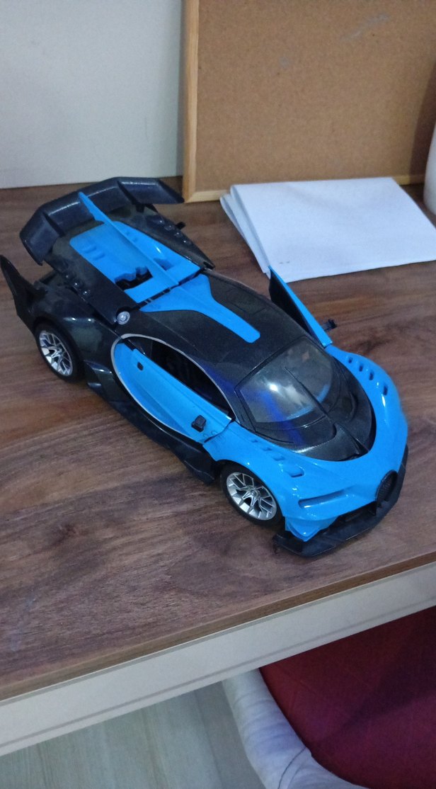 Koyu Mavi Oyuncak Araba - Görsel 3