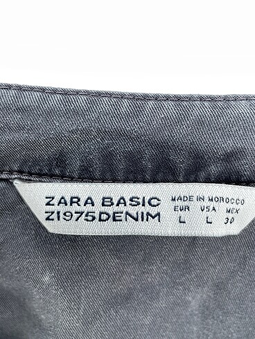 l Beden siyah Renk Zara Kısa Elbise %70 İndirimli.