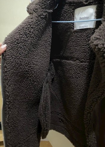 bershka kürklü deri ceket - Görsel 3