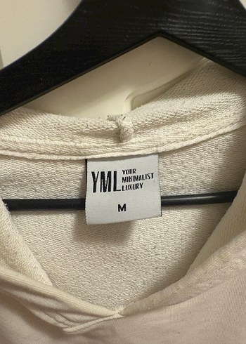 Beyaz Kapüşonlu Rahat Kesim Sweatshirt - Görsel 3