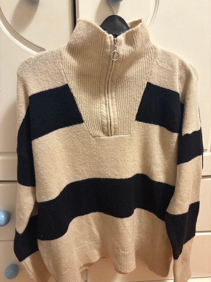 Kadın Fermuarlı Kazak - Görsel 2