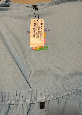 Etiketli Kadın Pijama Takımı - Görsel 3