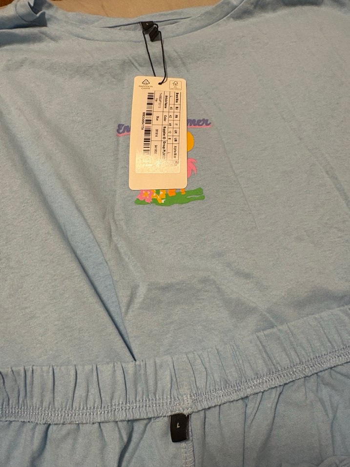 Etiketli Kadın Pijama Takımı - Görsel 3