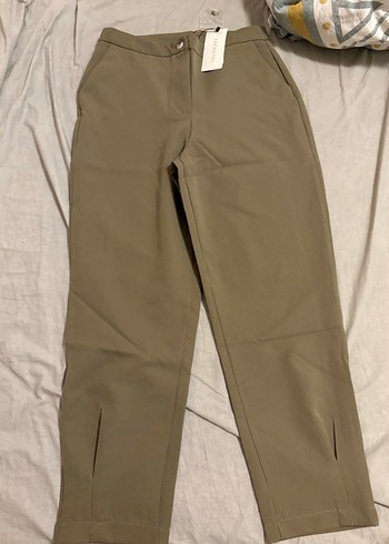 Etiketli Kumaş Pantalon - Görsel 2