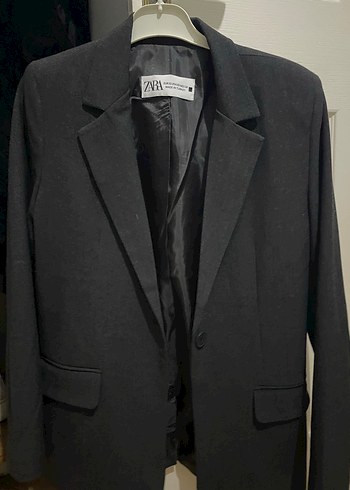 Zara Siyah Klasik Blazer Ceket