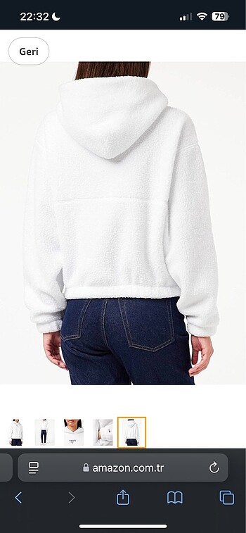 m Beden beyaz Renk Tommy hilfiger sweatshirt