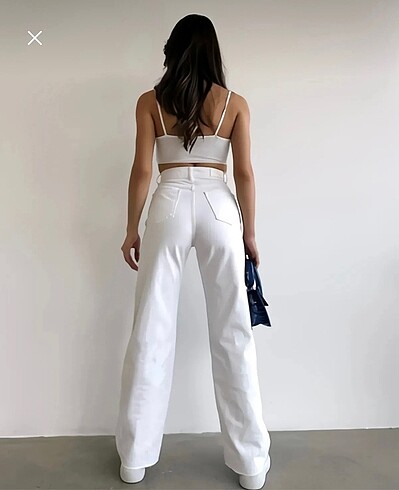 Bol paça kot pantolon pull and bear