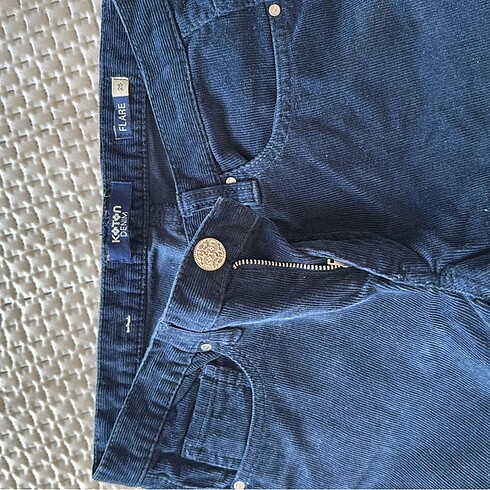 Kadife İspanyol paça pantolon - Görsel 2