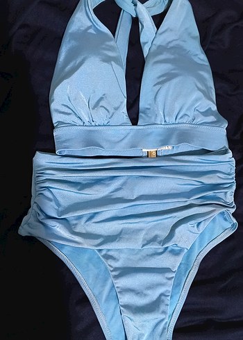 Mavi Strappy Bikini Takımı - Görsel 3