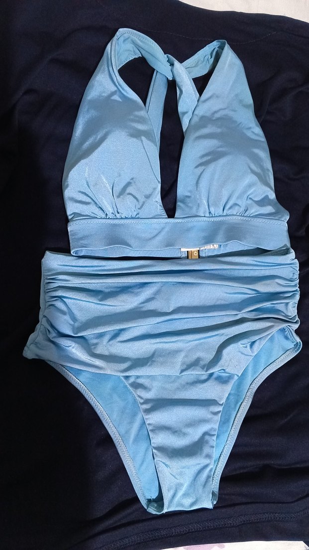 Mavi Strappy Bikini Takımı - Görsel 3