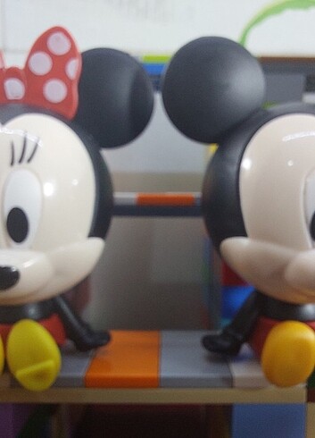 Mickey Minnie Mouse 8 cm 2li Figür Seti 