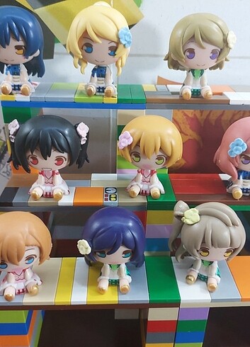 Anime Love Live Aşk Okulu 4.5 cm 9lu Figür Seti 