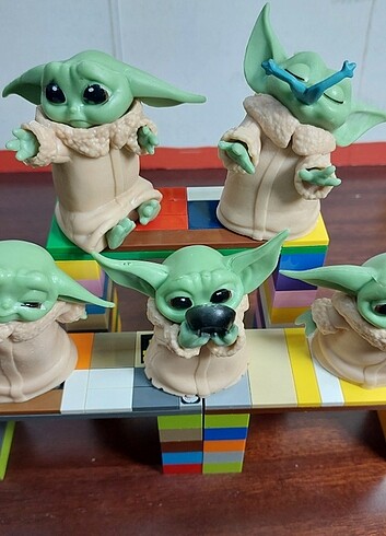 Grogu Baby Yoda 5 cm 5li Figür Seti