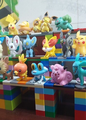  Beden Renk Pokemon 4 cm 22 Adet