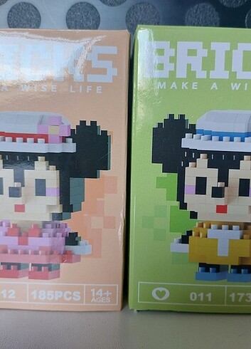 Bricks Mini Lego Disney Mickey Minnie Mouse 2li