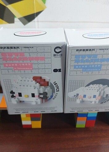 Beden Bricks Mini Lego Sanrio Hello Kitty Cinnamoroll 2li
