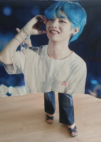 Bts V battaniye kalın.
