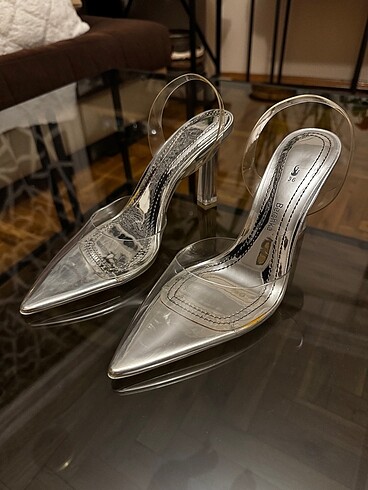 Bershka stiletto şeffaf
