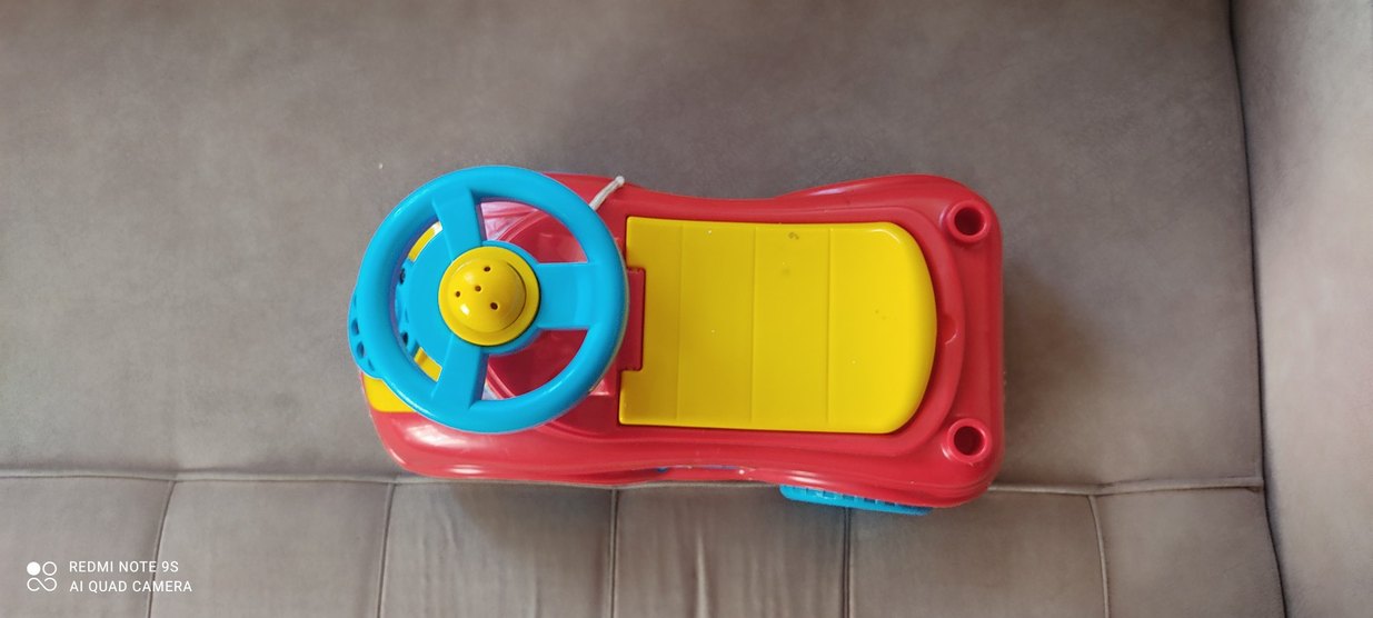 Renkli Kırmızı Çocuk Oyuncak Arabası - Görsel 5